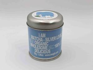 eine Dose Matcha-Tee