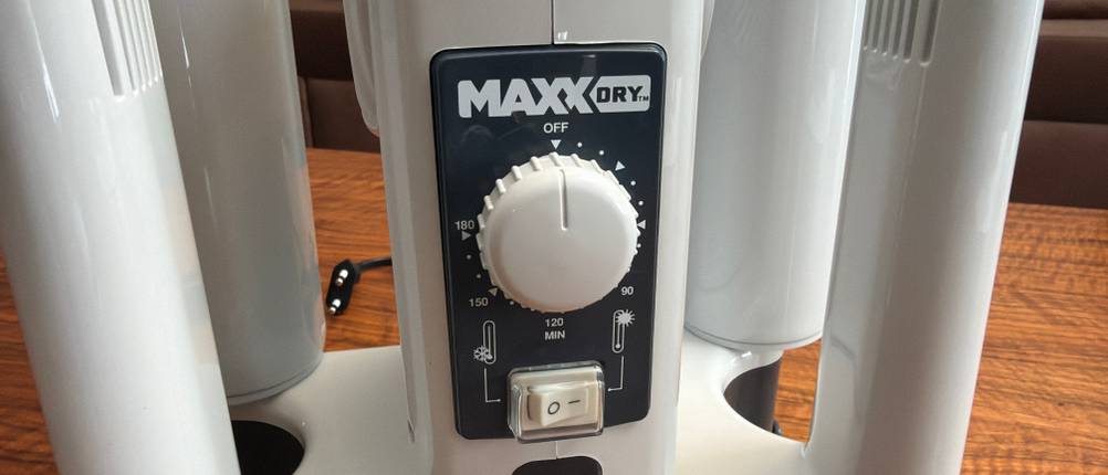 Die Bedienelemente vom MaxxDry-Hochleistungstrockner