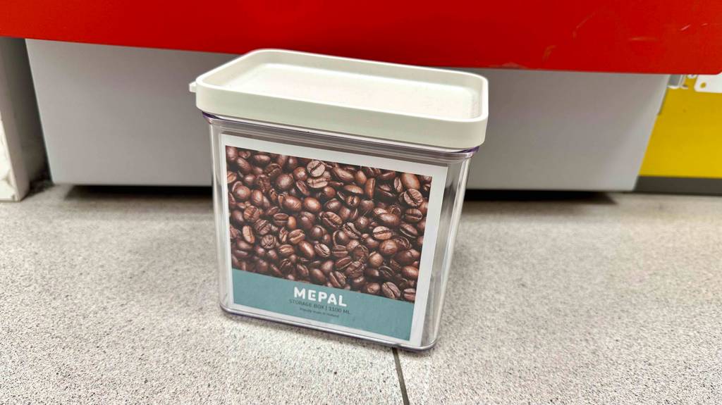 Blick auf den Deckel einer getesteten Mepal-Vorratsdose.