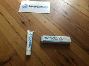 zahncreme von meridol mit verpackung