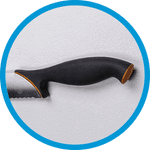 Brotmesser im Test: Messer mit Kunststoffgriff.
