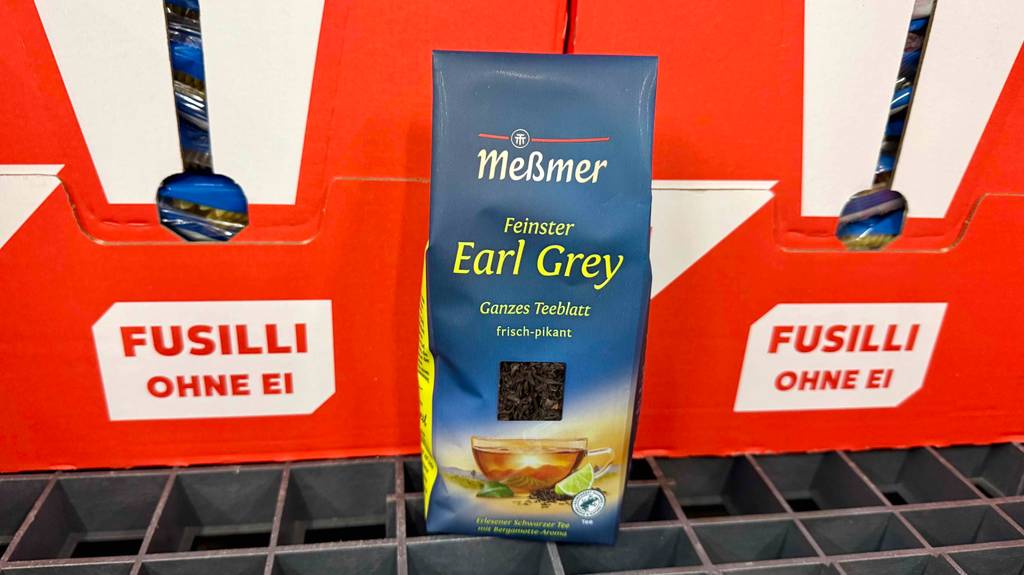 Getestet: Earl-Grey-Tee von Meßmer in einer Packung mit Sichtfenster.