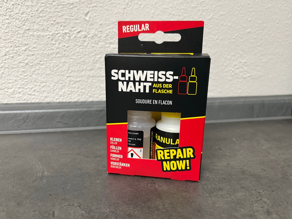 Metallkleber in der Original-Verpackung