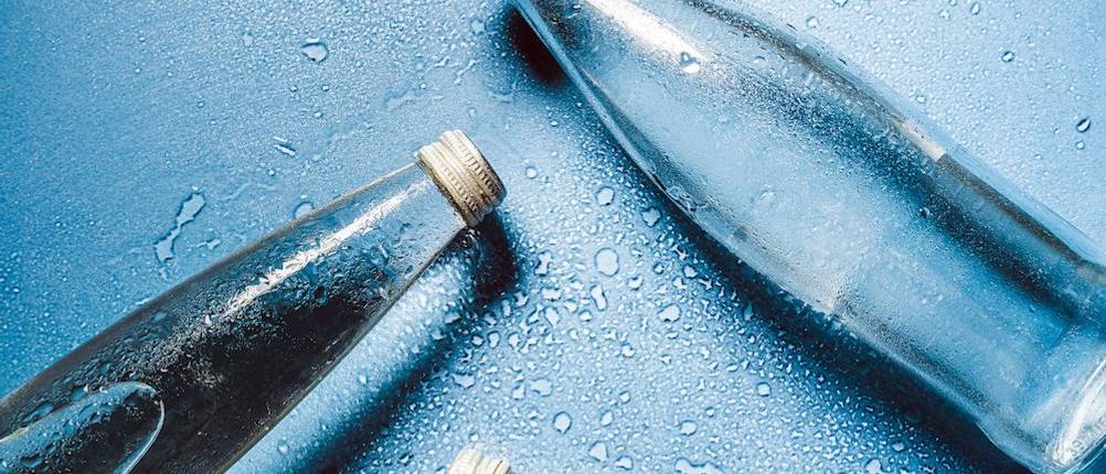 Mineralwasser Glasflasche Test