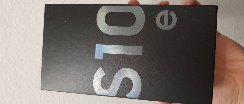 Eine Smartphone Verpackung