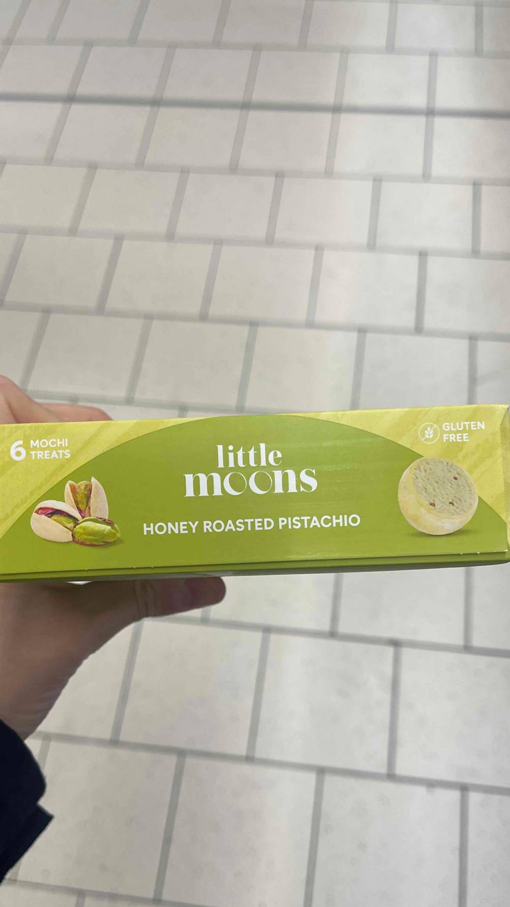 Seitenansicht der Verpackung der getesteten Mochi.