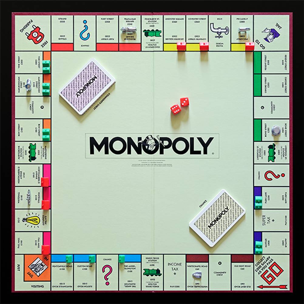 Monpoply im Test: Ein Blick auf das Spielbrett.