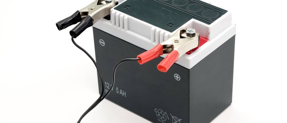 Motorradbatterie