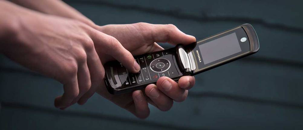 Motorola Razr in Aktion