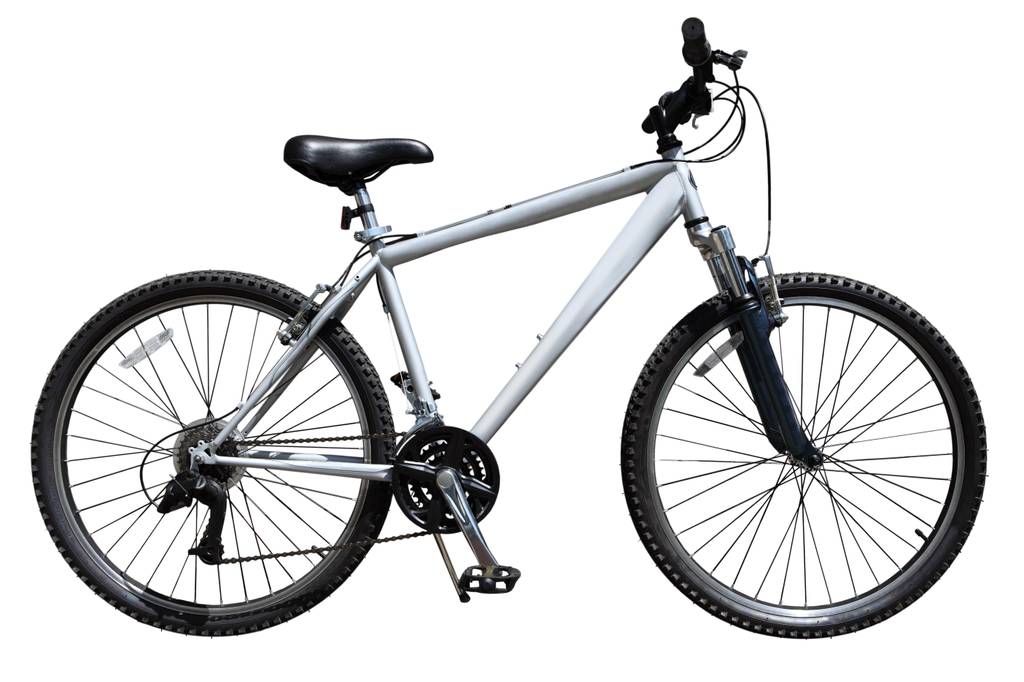 Fahrrad-Gepäckträger-Test: Mountainbike vor weißem Hintergrund