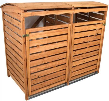 mülltonnenbox aus holz