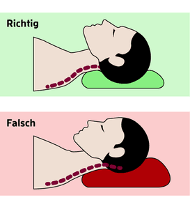 Rückenschläfer-Kissen