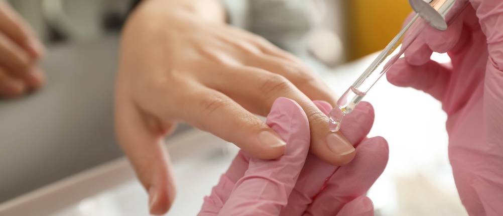 Nagelhärter-Stift-Test
