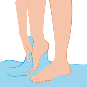 nagelpilz anwendung füße waschen