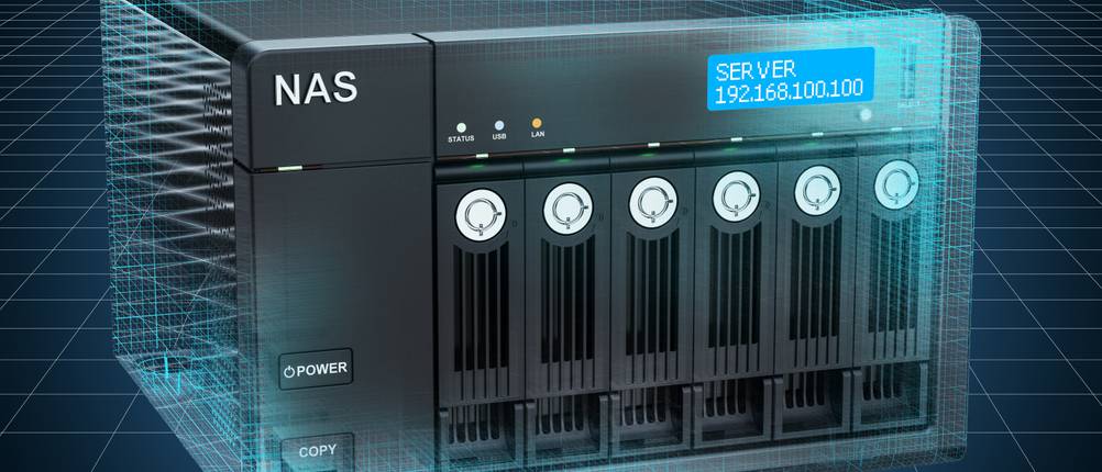 WD-NAS im Test: 3D-Ansicht eines NAS-Server 
