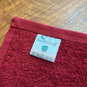 Die Waschhinweise am NatureMark NM-HT0860