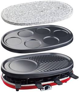 raclette mit natursteinplatte