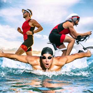 Neoprenanzug-Triathlon Testsieger