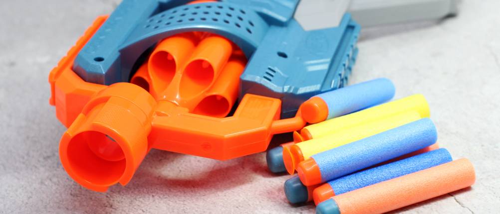 Nerf-Zielscheibe-Test