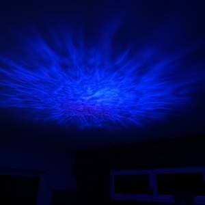Hier sieht man blauen Nebel aus dem Nigecue-Sternenhimmel-Projektor HR-002.