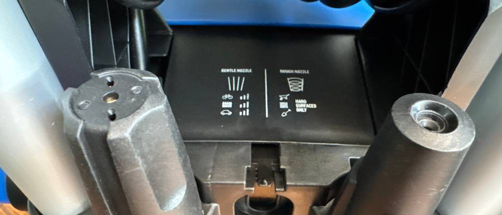 Eine Beschreibung für den Verwendungszweck verschiedener Düsen des Nilfisk E 145.4-9 X-TRA