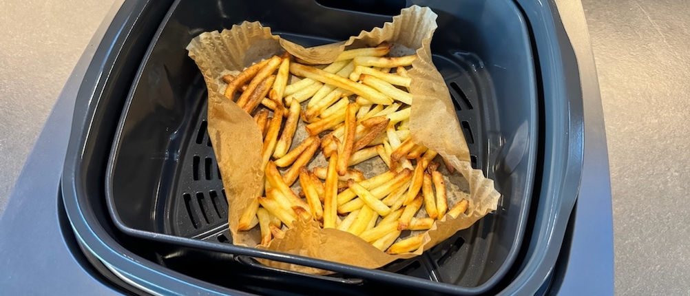 Dunkel frittierte Pommes in der Ninja Foodi AG301EU