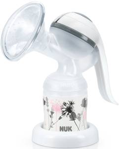 Getestete Handmilchpumpe aus Plastik.