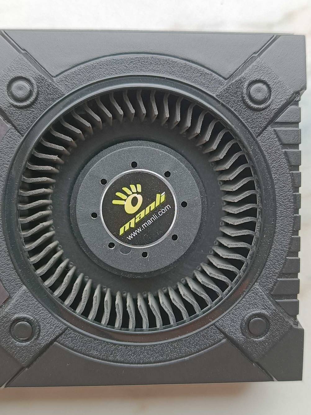 Lüfter von einer getesteten Nvidia-Grafikkarten.