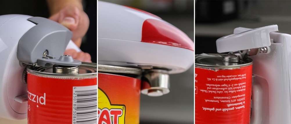 Drei verschiedene Öffnungssysteme bei elektrischen Dosenöffnern