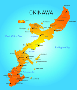 karte von okinawa
