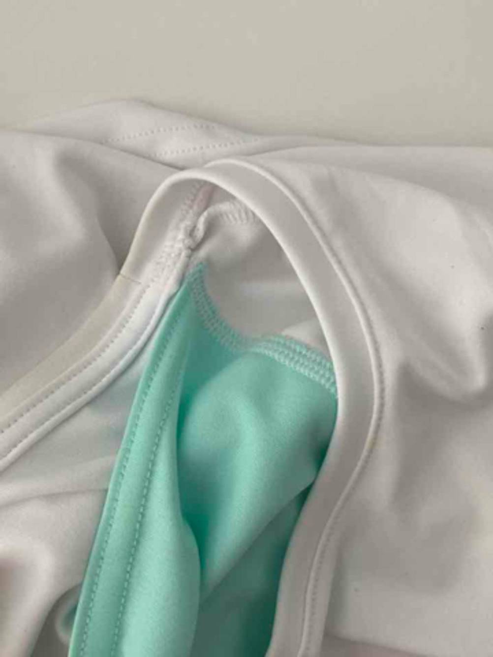 UV-Shirt für Damen getestet: Ansicht der Innenseite.