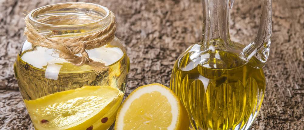 Olivenöl mit Zitrone Test