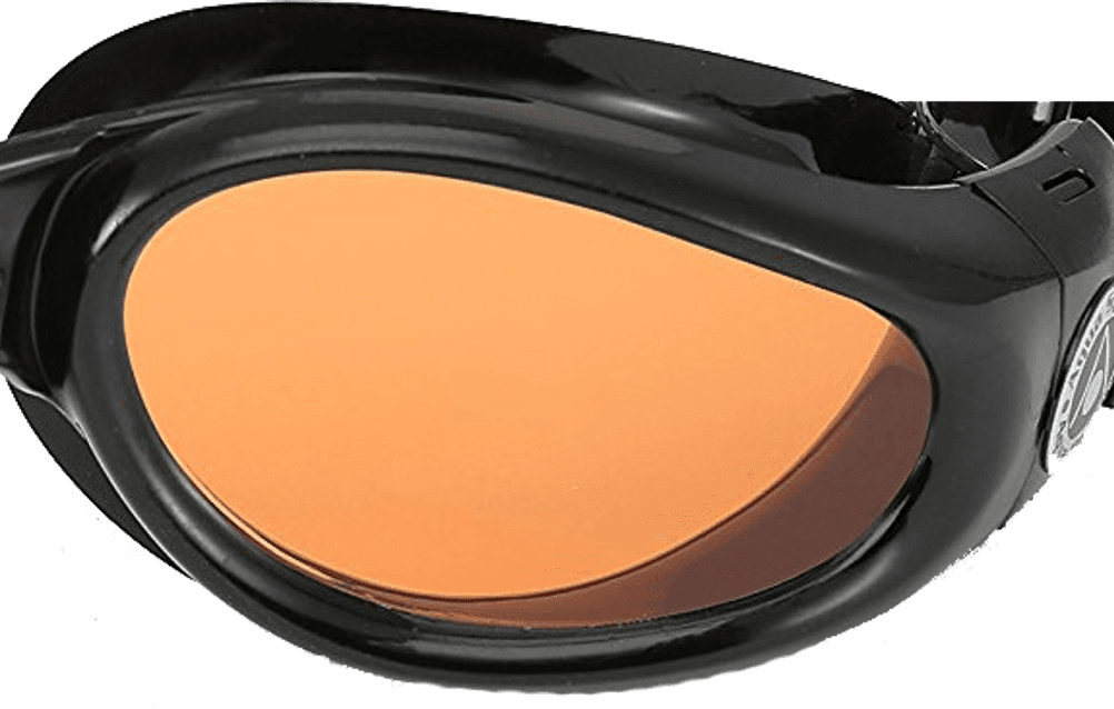 Schwimmbrille-Test: orange tönung
