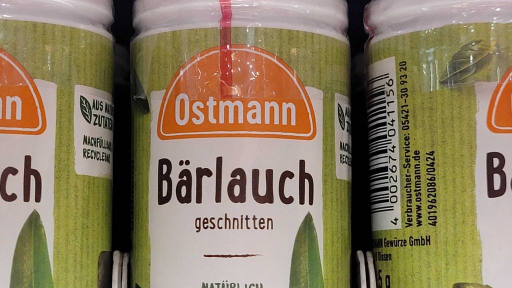 Bärlauch getrocknet im Test: Die Marke ist groß auf der Vorderseite aufgedruckt.
