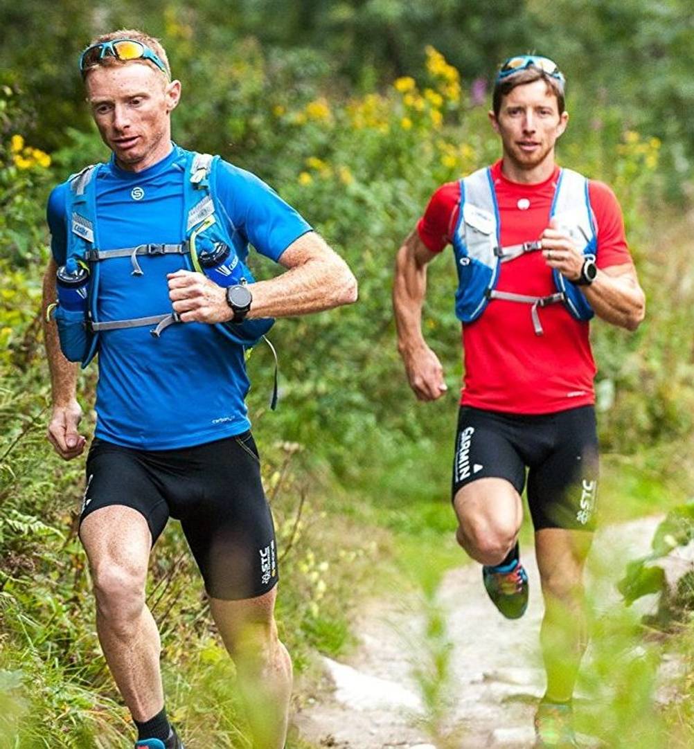 Jogger mit Outdooruhren