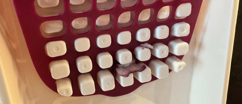 Schneidebereich des Oxo-Good-Grips-Gemüsehacker