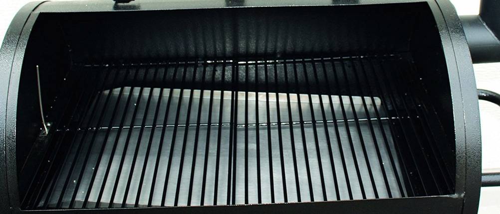 Blick in den Pelletgrill