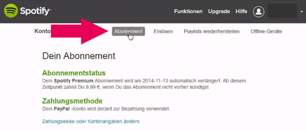 spotify-kuendigen