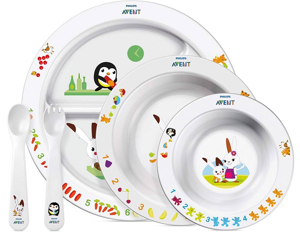 Esslern-Set Geschirr für Kinder