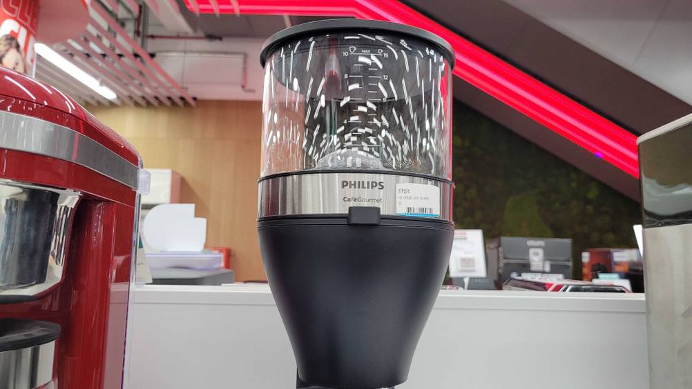 Der Wassertank der getesteten Philips-Kaffeemaschine.