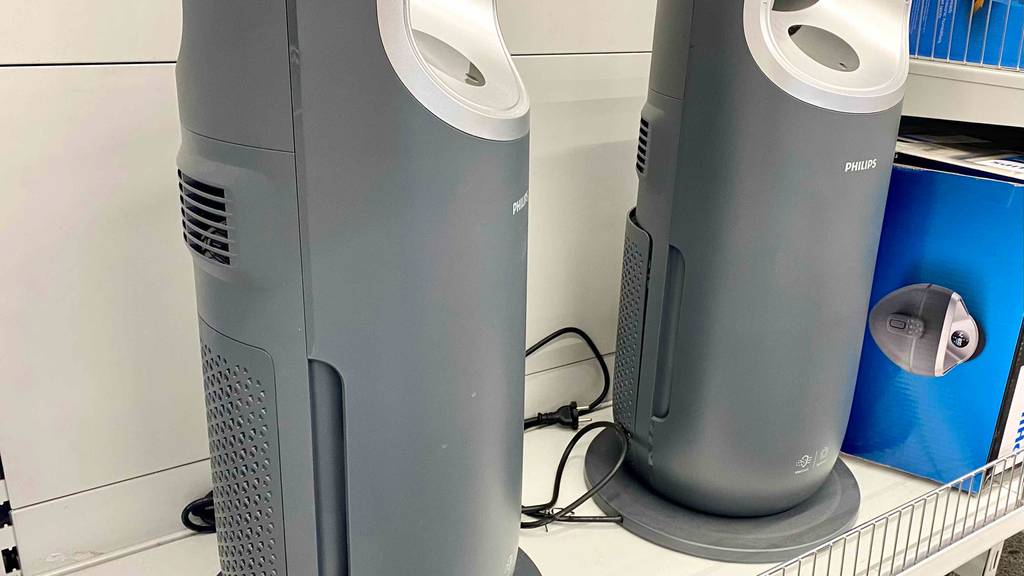 Kabelanschluss von einem getesteten Luftbefeuchter der Marke Philips.