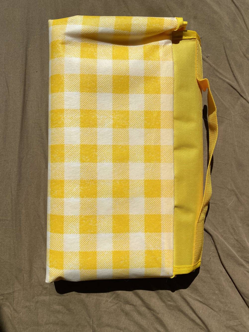 Picknick-Decke zusammengefaltet