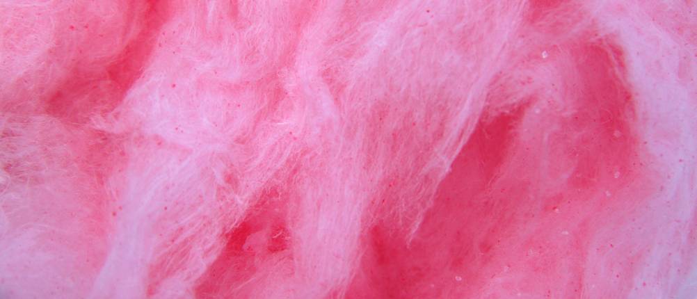 pinke Zuckerwatte