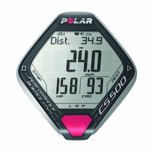 Der Polar CS500+ Fahrradcomputer: Kategorie Profigerät mit herausragendem Funktionsumfang.