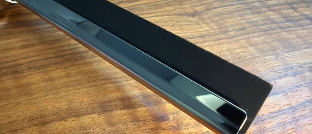 Die Gummilippe am Ponsey-Badwischer in Nahaufnahme