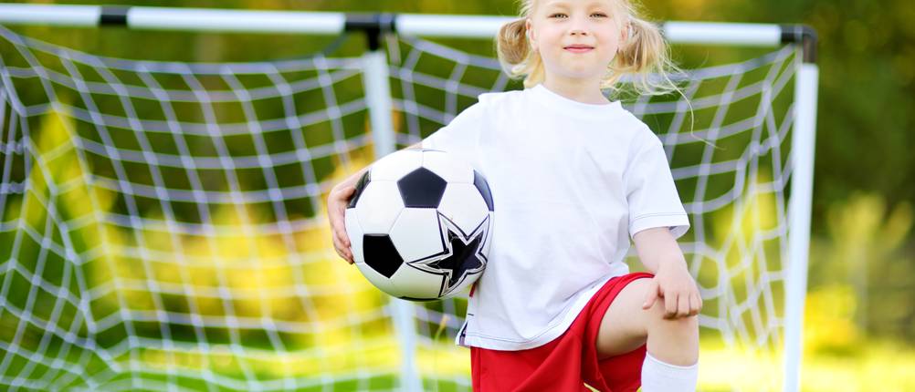 Pop-Up-Fußballtor-Test