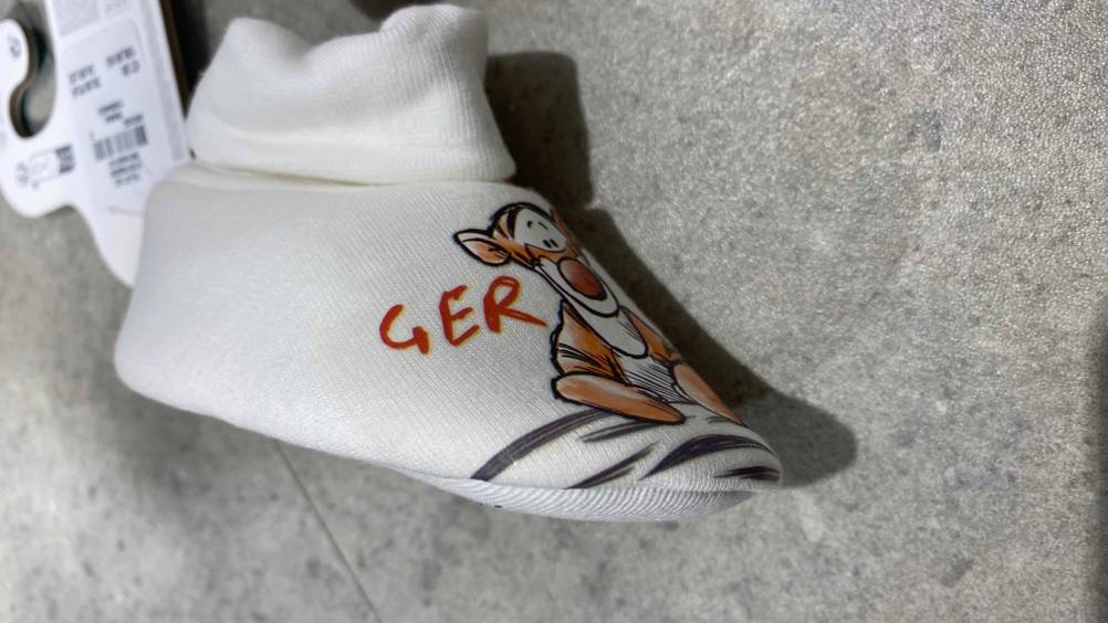 Krabbelschuhe Jungen von der Seite gesehen