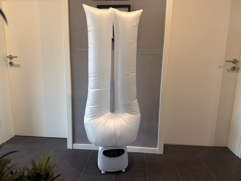 Ein Aufsatz für Hosen auf der ProfiCare PC-HBB 3117 ist aufgeblasen