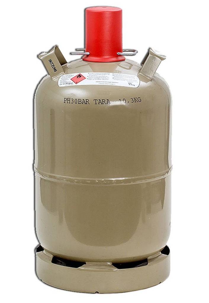 Heizpilz-Test: Propangasflasche