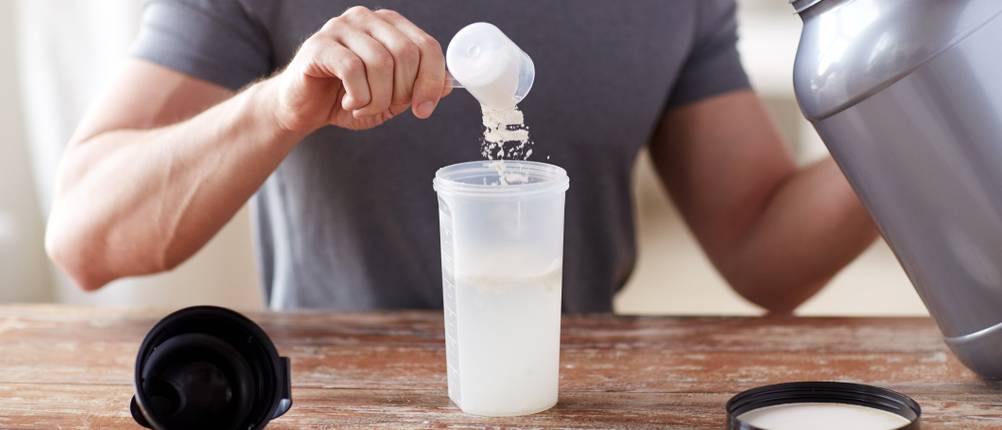 Proteinshake zum Muskelaufbau